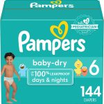 Diapers Size 1/Newborn, 252 Count - Pampers Baby Dry Disposable Baby Diapers (Packaging & Prints May Vary)